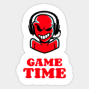 Game Time Sticker